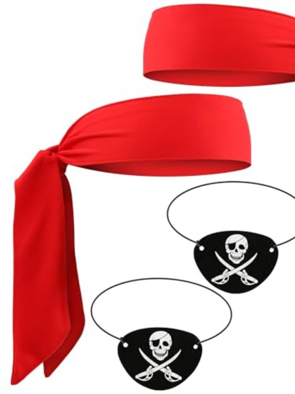 Halloweens Pirate-Accessories for Men Women Pirate-Party Favors Supplies
